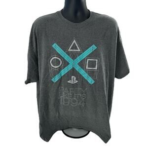 Sony PlayStation “Party Like It’s 1994” Men's Graphic T-Shirt‎ Gray 2XL